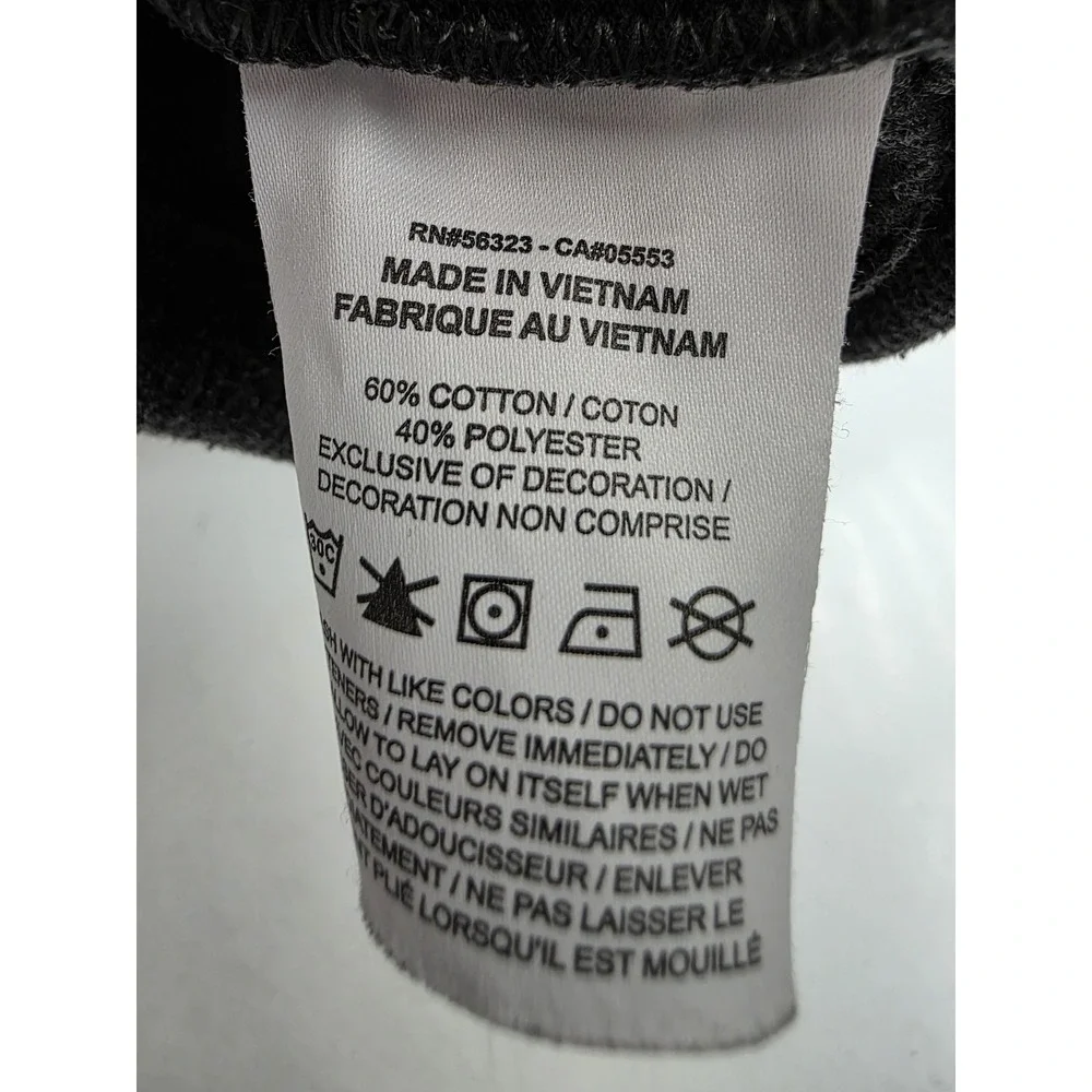 Nike Sweater‎ Mens 2XL Gray Quarter Zip Pullover Cotton Blend Swoosh Logo